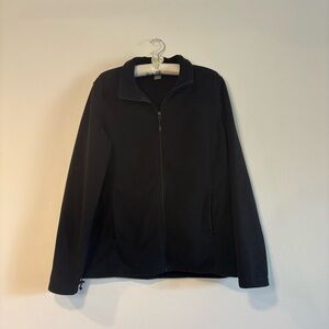 Natural Reflections Black Fleece Jacket